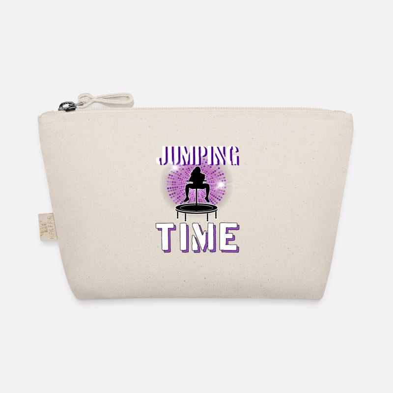 Jumping Time Jumping Trampoline Sport Gift Organic Pouch