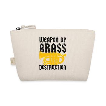 Tuba Player Weapon Of Brass Destruction Tuba Music - Organic Pouch - nature - Front