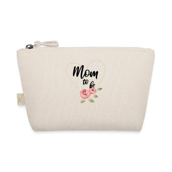Mom to be mommy to expectant mother Pregnant - Organic Pouch - nature - Front