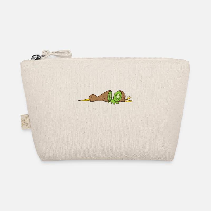 Oiseau kiwi coupé comme un kiwi Trousse biologique