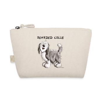 Sweet Bearded Collie - Organic Pouch - nature - Front