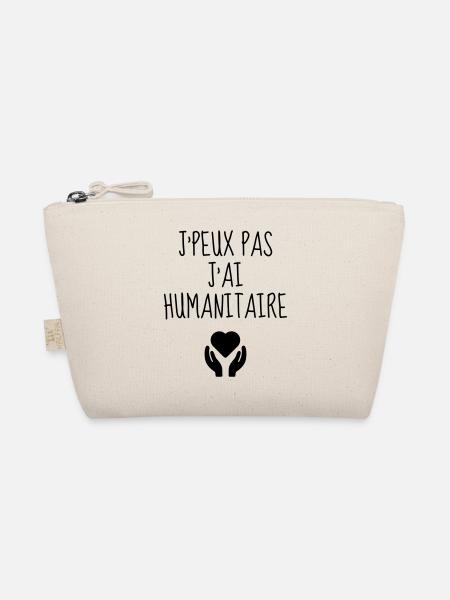 Freiwilliger / humanitären / Verein / freiwillige - Bio-Täschchen - Natur - Vorne