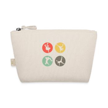 Retro Breakdance Bboying Gift I Breakdancing - Organic Pouch - nature - Front