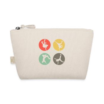 Retro Breakdance Bboying Gift I Breakdancing - Organic Pouch - nature - Front