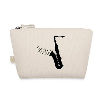 Saxophone / Jazz / Music - Organic Pouch - nature - Front