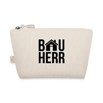 Bauherr Bauherr Geschenk Hausbau Haus Richtfest - Bio-Täschchen - Natur - Vorne
