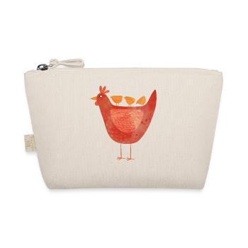Hen and Chicks - Organic Pouch - nature - Front