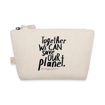 fridays for future | Together save our Planet - Bio-Täschchen - Natur - Vorne