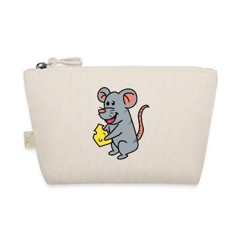 Mouse Cheese Rodent Mouse Hunger Pets Baby - Organic Pouch - nature - Front