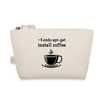 Linux Sudo Apt-Get Install Coffee - Organic Pouch - nature - Front