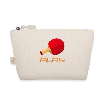 Pingpong Energie: Eat Sleep Play - Bio-Täschchen - Natur - Vorne