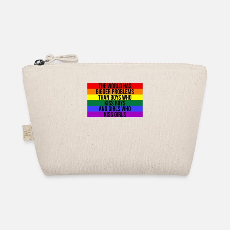 The World Has Bigger Problems | Gay Pride, LGBT Organic Pouch