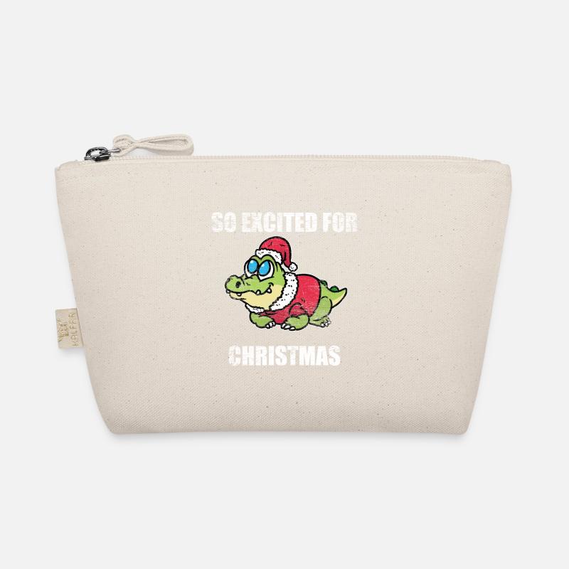 Cadeau de Noël du père Noël d'alligator Trousse biologique