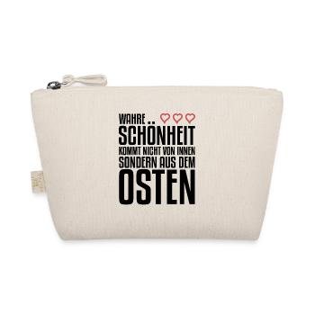 Wahre Schönheit kommt aus dem Osten | Ossi - Bio-Täschchen - Natur - Vorne