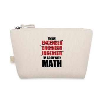 Mathe Ingenieur Sarkasmus Schule Lehrer Geschenke - Bio-Täschchen - Natur - Vorne