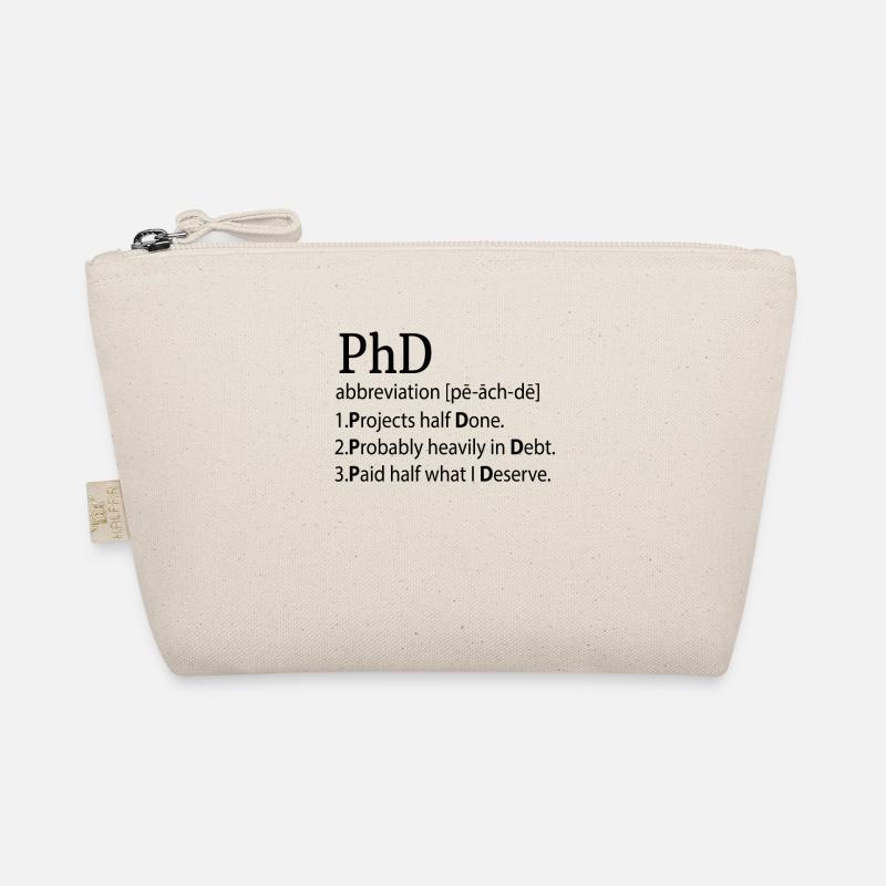 Professor Doktor PhD Philosophie Titel Geschenk Bio-Täschchen