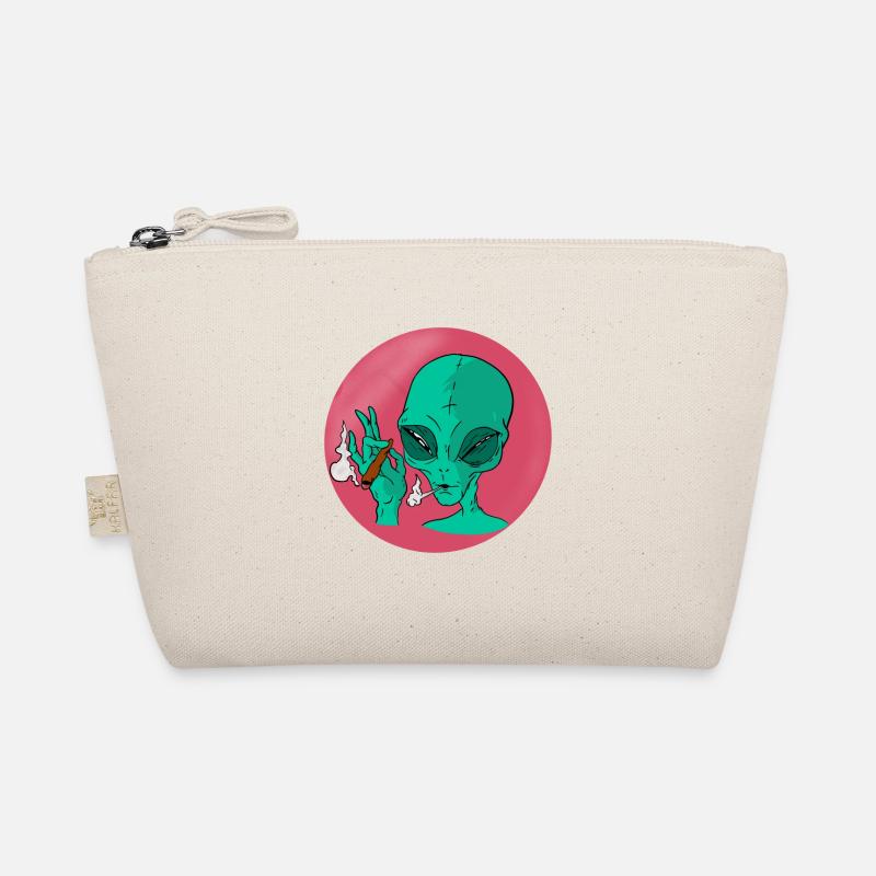 Smoking alien sting Organic Pouch
