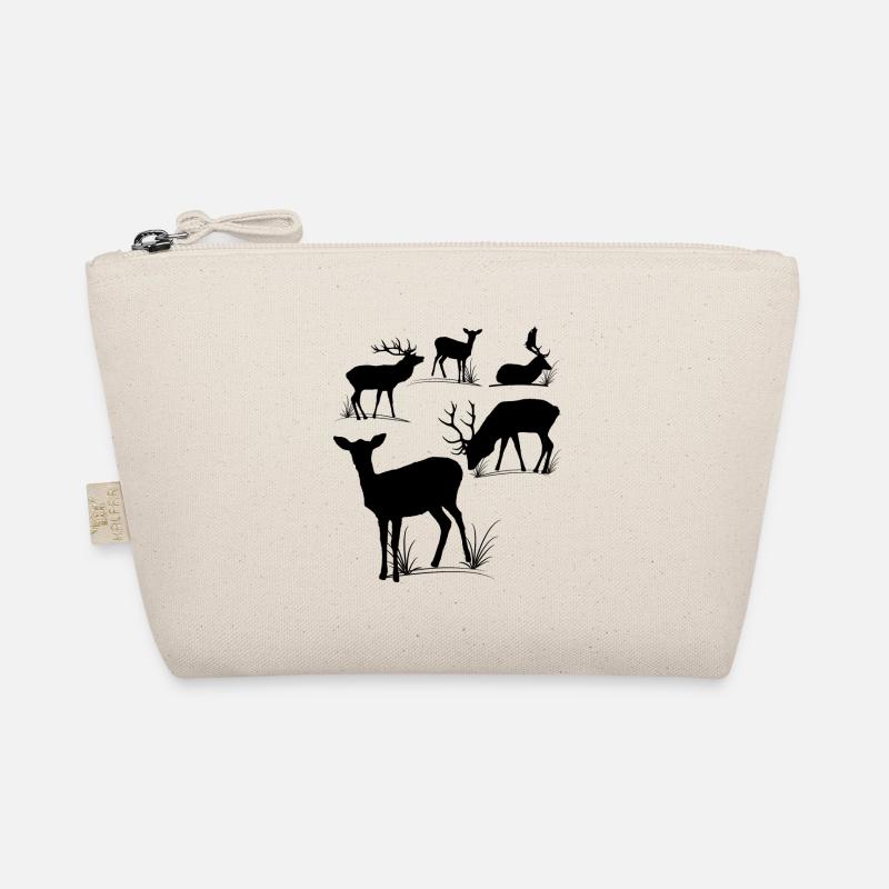 Hirsch, Reh, Rotwild, Damwild, Hirsche, Rehbock Bio-Täschchen