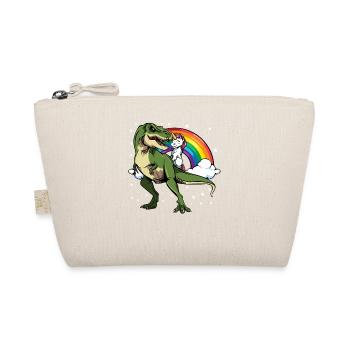 Dino licorne dans la magie arc-en-ciel - Trousse biologique - nature - Devant