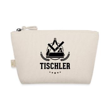 Tischler Zunftzeichen mit Schriftzug - Bio-Täschchen - Natur - Vorne