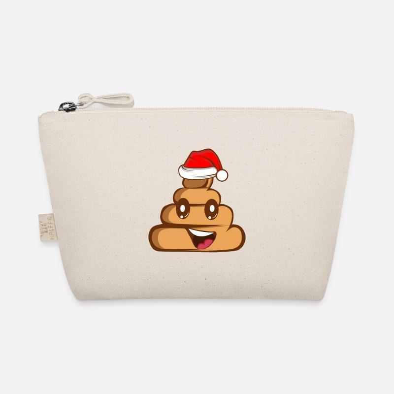 Émoticône de merde Cadeau de Noël drôle Trousse biologique