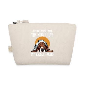 More love for Basset Hound - Organic Pouch - nature - Front