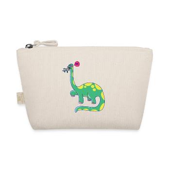Dinosaur is in a bad mood - Organic Pouch - nature - Front
