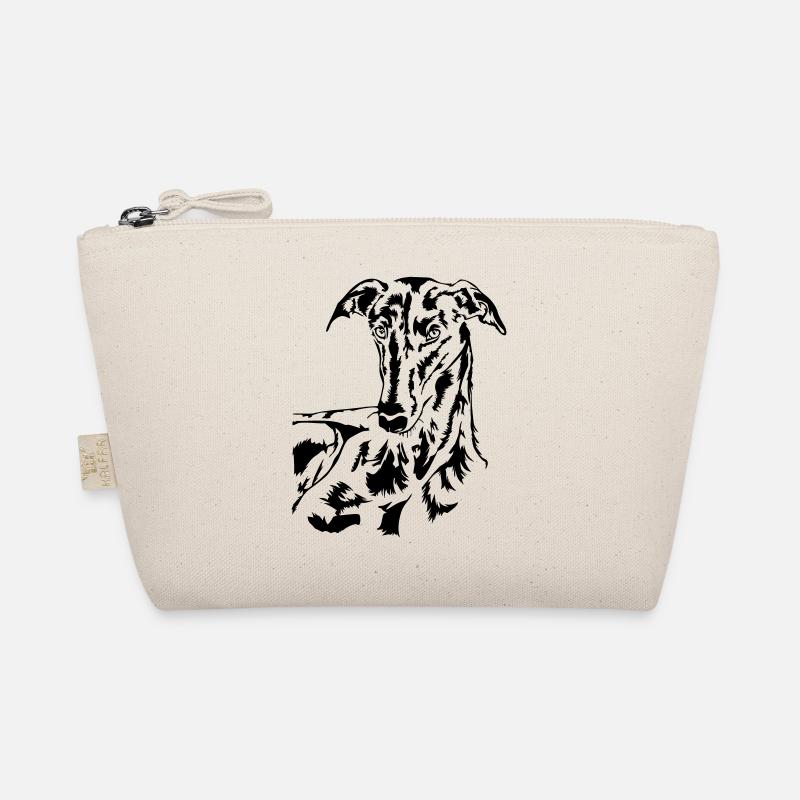 Galgo Kopf Bio-Täschchen