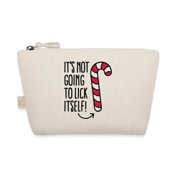 It’s not going to lick itself (candy cane) - Bio-Täschchen - Natur - Vorne