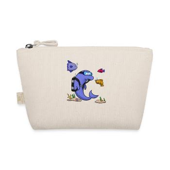 Scuba Diving Dolphin Fish Diving I Gift - Organic Pouch - nature - Front