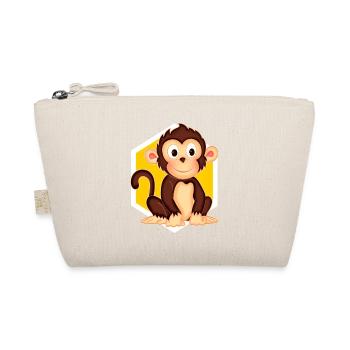 Little Monkey - Organic Pouch - nature - Front