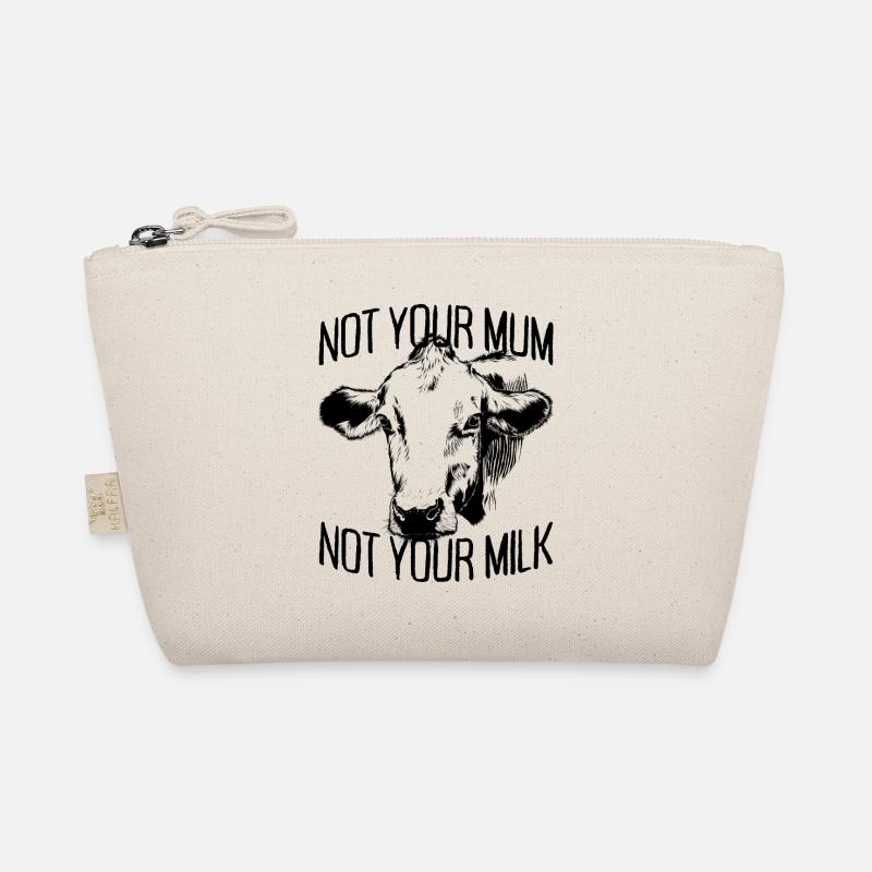 Not Your Mum Not Your Milk Vegan Veggie Vegetarier - Bio-Täschchen - Natur