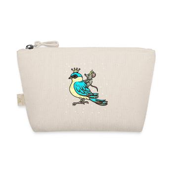Souris Licorne Neige Fantaisie Magie Hiver - Trousse biologique - nature - Devant