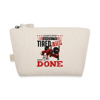 Bench Press Finish – DONE - Organic Pouch - nature - Front