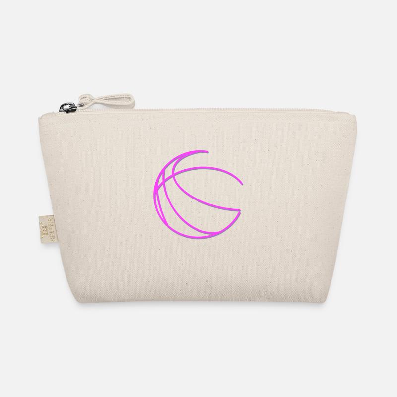 Conception rose de basket-ball Trousse biologique