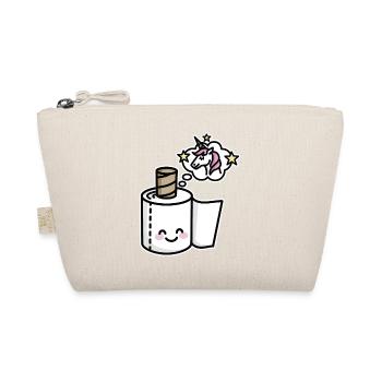 Never grow up - Unicorn toilet paper - Organic Pouch - nature - Front