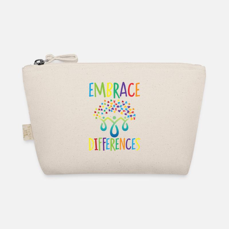 Embrace Differences Autism Handicap Understanding Organic Pouch
