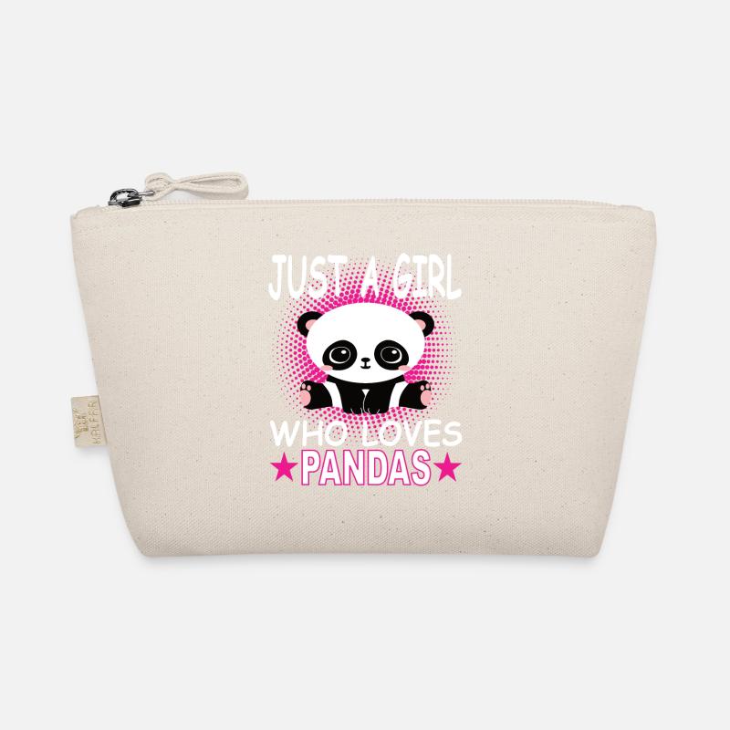 Panda - Bio-Täschchen - Natur