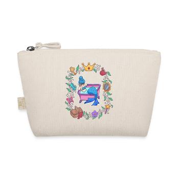 Mermaid girl pool water mermaid gift - Organic Pouch - nature - Front