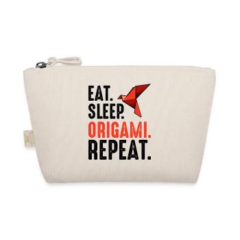 Oiseau Origami Rouge - Trousse biologique - nature - Devant
