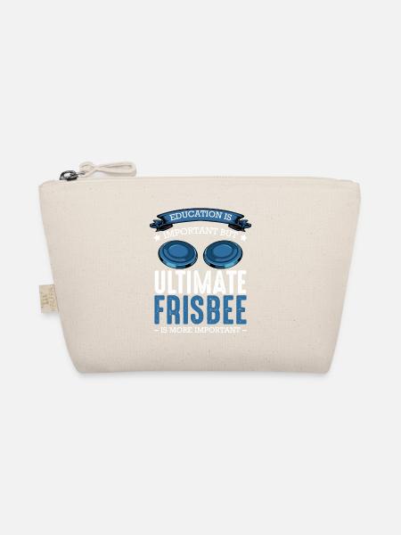 Ultimate Frisbee Ist Wichtiger Als Bildung - Bio-Täschchen - Natur