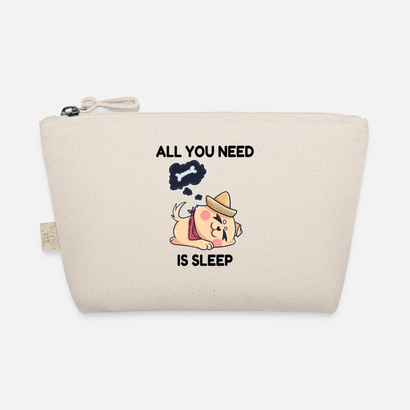 Dog dream bones sleep Organic Pouch