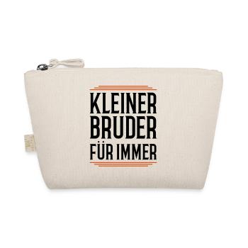 kleiner bruder für immer - Bio-Täschchen - Natur - Vorne