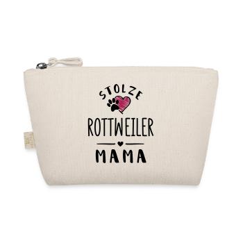 rottweiler mama - Bio-Täschchen - Natur - Vorne