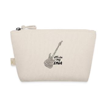 Music electric guitar is in my dna english - Organic Pouch - nature - Front