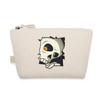 Skull - Organic Pouch - nature - Front