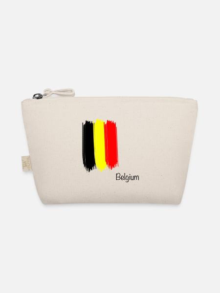 cool drapeau belge belgique belgique cadeau - Trousse biologique - nature - Devant