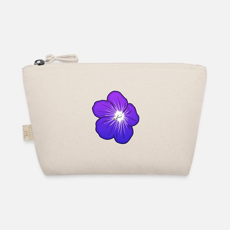 Illustration de fleur violette avec centre lumineux Trousse biologique
