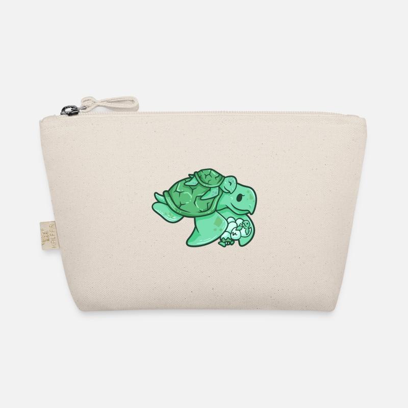 Turtle mom baby kids gift Organic Pouch