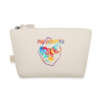 Photographer Camera Gift - Organic Pouch - nature - Front